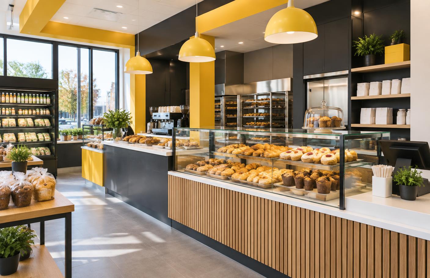 A modern SimplyChops fast-casual location
